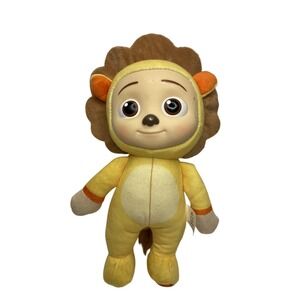 CoComelon JJ Lion Plush Doll Yellow Lion Costume Stuffed Animal Toy